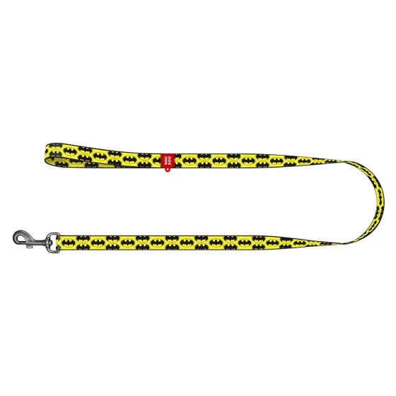 0110-2001 Waudog Nylon Dog Leash "batman Logo" Design, W 10 Mm, L 122 Cm