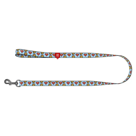 Waudog Leash "superman" Design, W 10 Mm, L 122 Cm 0110-2005