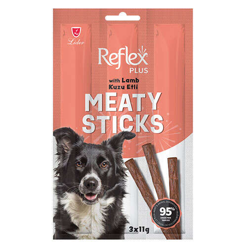 Reflex Plus Kuzu Etli Köpek Ödül Çubuğu 3x11 Gr