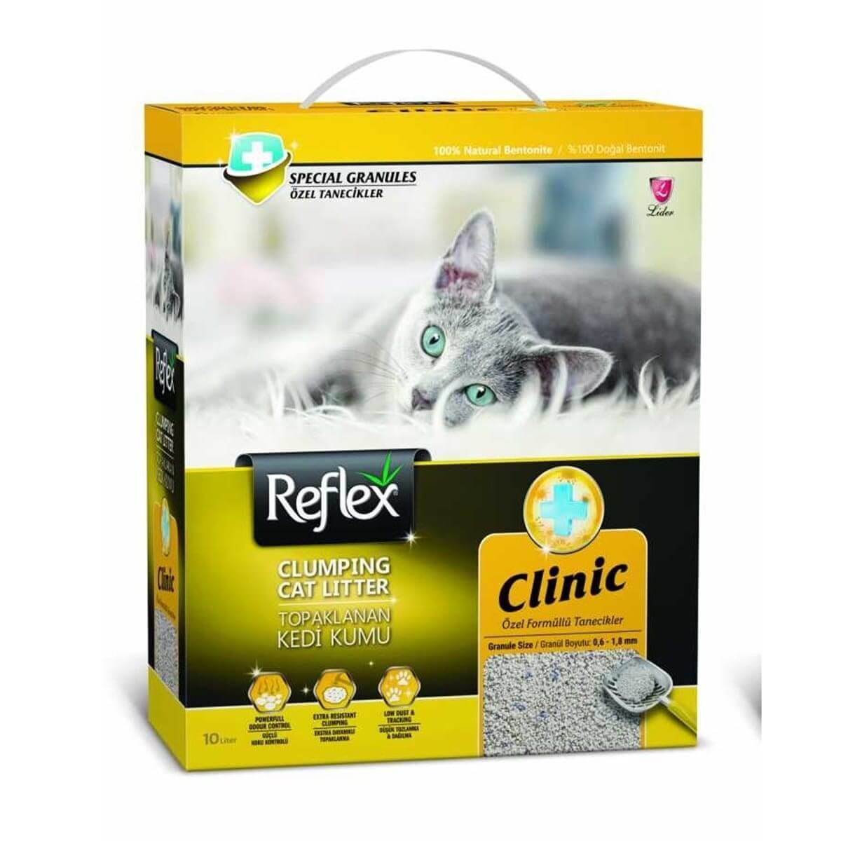 Reflex Özel Clinic Bentonit Kedi Kumu 10lt
