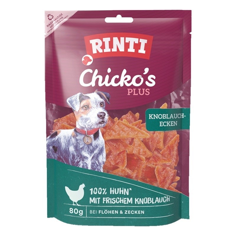 Rıntı Chıcko`s Plus Sarımsaklı Üçgen Köpek Ödülü 80gr
