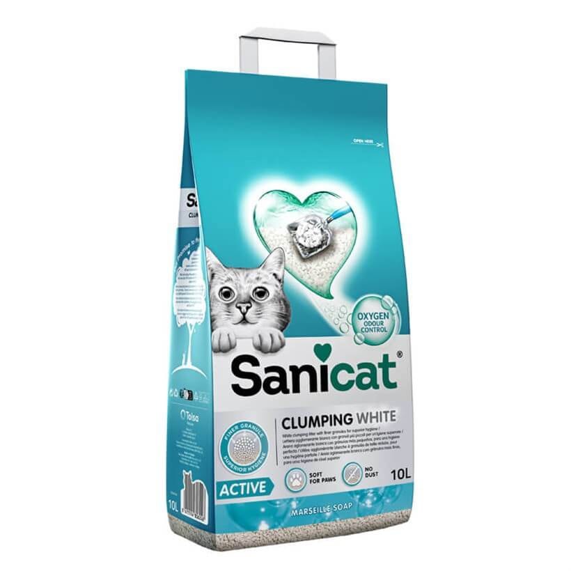 Sanicat Active Marsilya Sabunlu Kedi Kumu 10 Lt