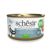 Schesir Jöle İçinde Ton Balığı Ve Berlam Balıklı Yetişkin Kedi Konservesi 70gr