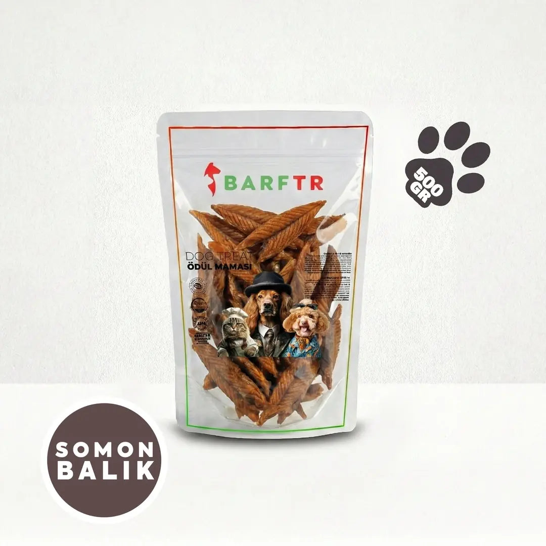 Somon Balık Atıştırmalık Ödül Maması 500 Gram Kedıler İçın