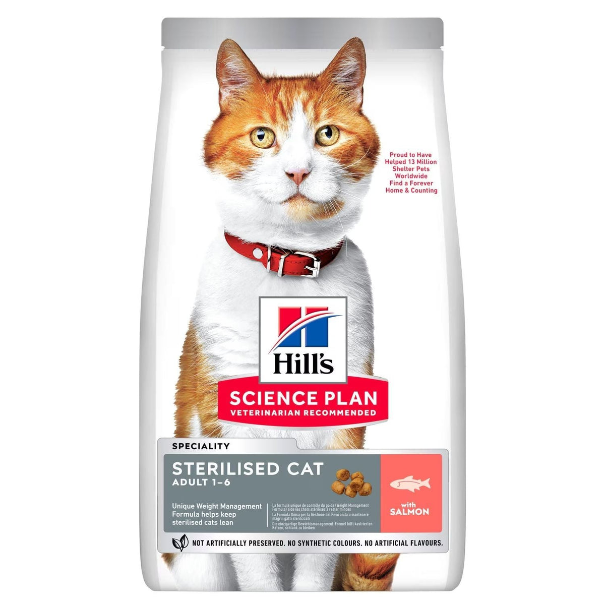 Hill's Sp Somonlu Kısırlaştırılmış Yetişkin Kedi Maması 1,5kg