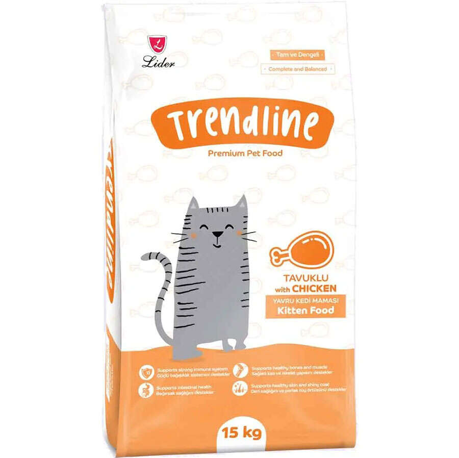 Trendline Kitten Cat Food 15 Kg
