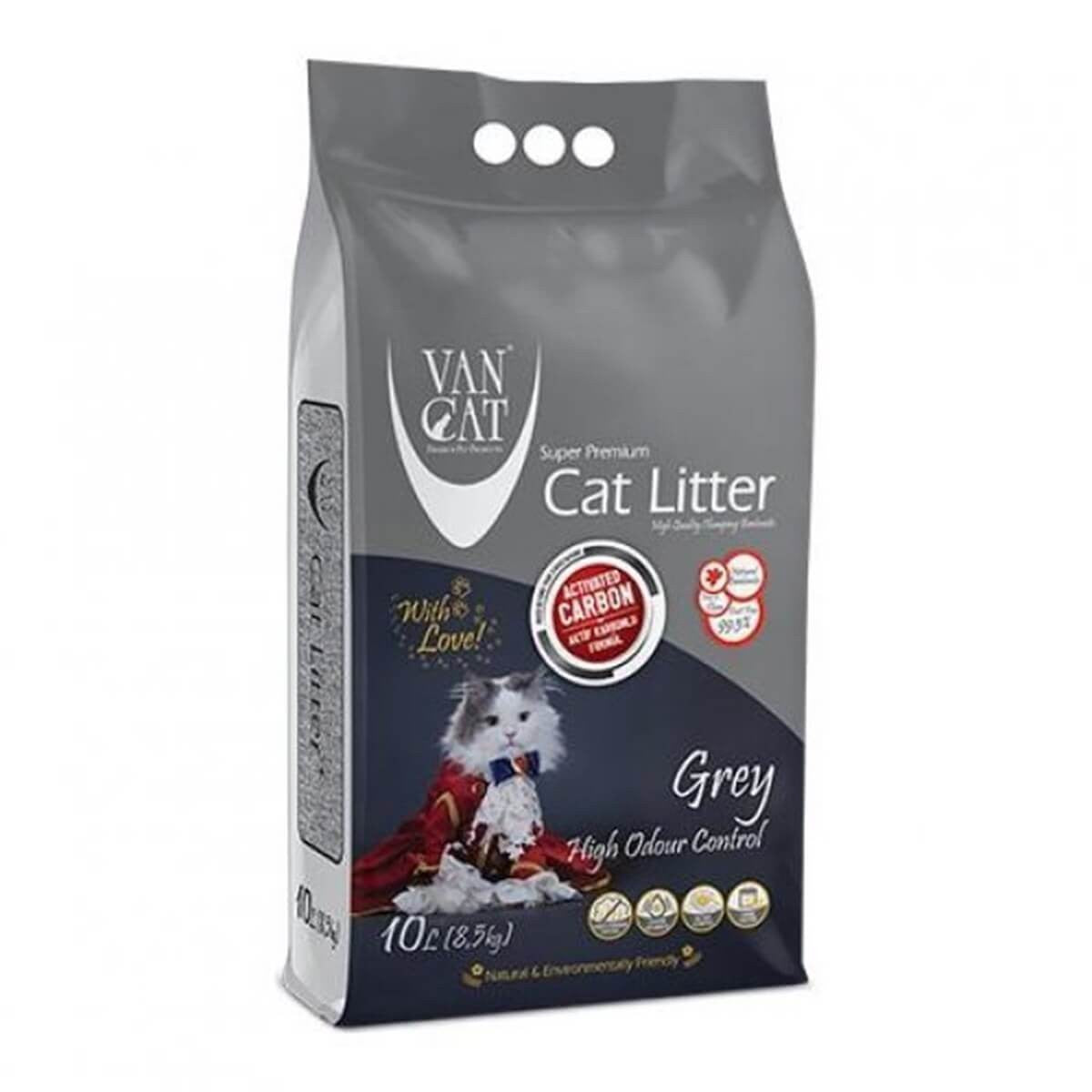 Vancat Aktif Karbon Kedi Kumu 10lt