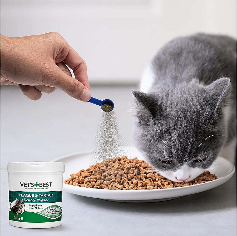 Vet's Best Kediler İçin Ağız Bakım Tozu