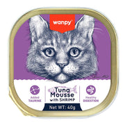 Wanpy Ton Balıklı Karidesli Altray Kedi Yaş Mama 40 Gr
