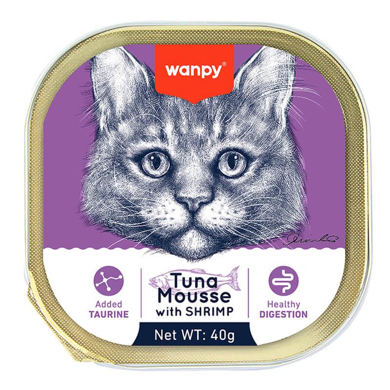 Wanpy Ton Balıklı Karidesli Altray Kedi Yaş Mama 40 Gr