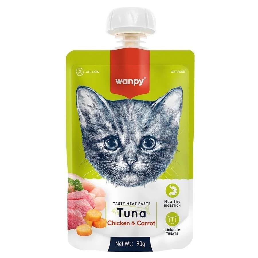 Wanpy Taze Somonlu Tavuklu Kedi Et Ezmesi 90 Gr(203610)
